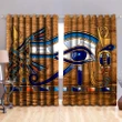 Eye of Horus Blackout Thermal Grommet Window Curtains MP07072007 - Amaze Style™-Curtains