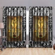 Ancient Egyptian Pharaoh Blackout Thermal Grommet Window Curtains Pi25062001 - Amaze Style™-Curtains