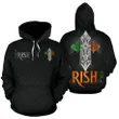 Irish Celtic All Over Printed Hoodie For Men & Women-NM - Amaze Style™-Apparel