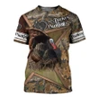 Camo Turkey Hunting Hoodie T-Shirt Sweatshirt for Men and Women NM151102 - Amaze Style™-Apparel