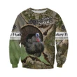 Camo Turkey Hunting Hoodie T-Shirt Sweatshirt for Men and Women NM151103 - Amaze Style™-Apparel