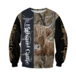 Highland Cattle Cow Hoodie T-Shirt Sweatshirt for Men and Women NM121105 - Amaze Style™-Apparel