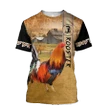 Rooster 3D All Over Printed Shirts for Men and Women AM251201 NM - Amaze Style™-Apparel