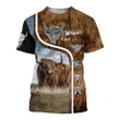 Highland Cattle Cow Hoodie T-Shirt Sweatshirt for Men and Women NM121108 - Amaze Style™-Apparel
