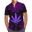 Happy Hippie With Mandala Dark Purple 3D AOP Hawaii Shirt