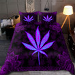 Happy Hippie With Mandala Dark Purple 3D AOP Bedding Set
