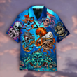 Pirate Skull Deep In The Ocean Hawaiian Shirt | For Men & Women | Adult | WT1130