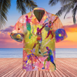 Colorful Playing Tennis Man Hawaiian Shirt | For Men & Women | Adult | WT1418