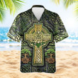 Irish Celtic Cross Hawaiian Shirt | For Men & Women | Adult | HW8019