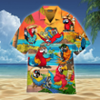 Happy Drinking Parrot Hawaiian Shirt | For Men & Women | Adult | WT1335