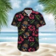 Pineapple Skull Hibiscus Hawaiian Shirt | For Men & Women | Adult | HW8269
