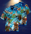Bigfoot At Christmas Hawaiian Shirt | For Men & Women | Adult | HW2130