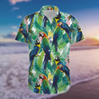 Tropical Parrots Hawaiian Shirt | For Men & Women | Adult | HW8093