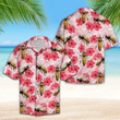 Tropical Flowers Bee Hibiscus Hawaiian Shirt | For Men & Women | Adult | HW8090