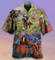 Bluebonnet And Texas Cowboy Hawaiian Shirt | For Men & Women | Adult | HW2974