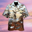 Flying Duck For Duck Hunter Hawaiian Shirt | For Men & Women | Adult | HW7598