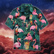 Pink Christmas Flamingo Hawaiian Shirt | For Men & Women | Adult | WT1519
