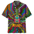 Hippie Peace Love Music Hawaiian Shirt | For Men & Women | Adult | HW7661