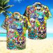 Skull Mushroom Hippie Hawaiian Shirt | For Men & Women | Adult | HW4705