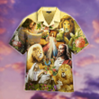 Jesus Lion Goat Beautiful Flowers Hawaiian Shirt | For Men & Women | Adult | WT1502