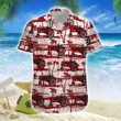 Red Tractor Hawaiian Shirt | For Men & Women | Adult | HW6680