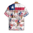 Texas Longhorn Bluebonnet And Armadillo Hawaiian Shirt | For Men & Women | Adult | HW7742