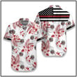 The Red Line Flag Firefighter Hawaiian Shirt | For Men & Women | Adult | HW7744