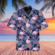 Flower Pink Flamingo Summer Hawaiian Shirt | For Men & Women | Adult | WT1513