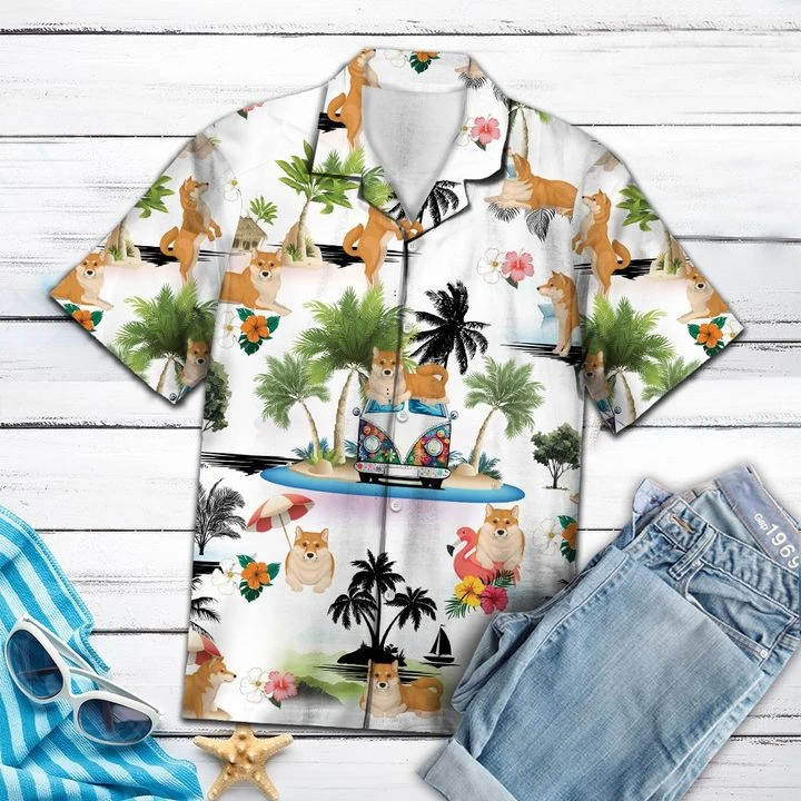 Akita Vacation Hawaiian Shirt | For Men & Women | Adult | HW6948