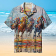 Equestrian Lovers Painting Art Hawaiian Shirt | For Men & Women | Adult | HW6663