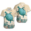 Retro Vintage Style Sea Turtle Hawaiian Shirt | For Men & Women | Adult | HW6732