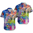 Bowling Colorful Splash Color Hawaiian Shirt | For Men & Women | Adult | HW7028