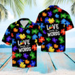 Autism Love Hawaiian Shirt | For Men & Women | Adult | HW6378