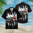 Jeep and Flag Hawaiian Shirt | For Men & Women | Adult | HW7210