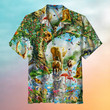 Vintage Zoo Painting Art Hawaiian Shirt | For Men & Women | Adult | HW6666