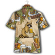 Raccoon And Beer Hawaiian Shirt | For Men & Women | Adult | HW7560