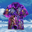 Astronaunt Riding A Bicycle On The Space Hawaiian Shirt | For Men & Women | Adult | WT1407