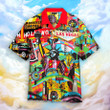 America Pop Art Colorful Hawaiian Shirt | For Men & Women | Adult | HW4811
