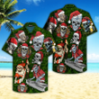 Merry Christmas Skull Santa Hawaiian Shirt | For Men & Women | Adult | HW4736