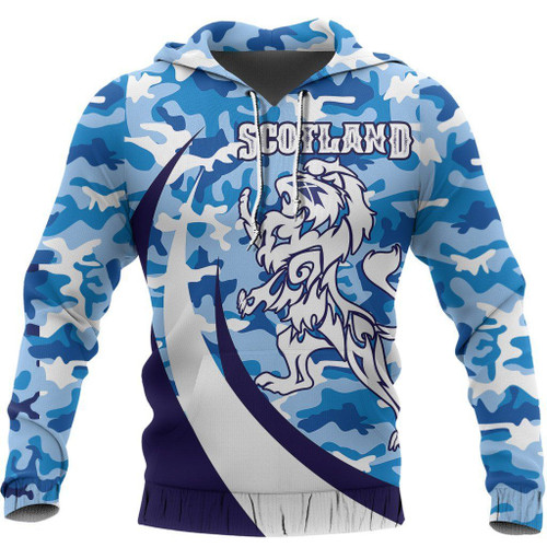 Scotland Hoodie - Lion & Thistle Special (Blue) NNK022904