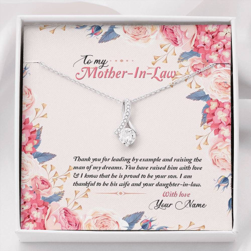 Best Gift For Mother In Law Mother's Day Personalized Necklace TH5