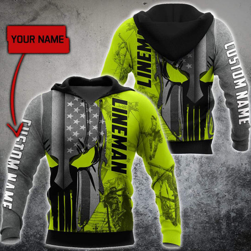 Customize Name Lineman Hoodie For Men And Women DD17052102