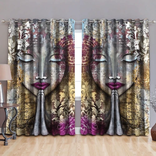 Namaste XT Painting art 3D Design Curtain DA27042103