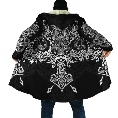 Nidhogg Ver 2 Viking Wolf Tattoo Style 3D All Over Printed Cloak By JJ