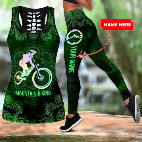 Custom Name XT Mountain Biking Girl Combo Legging Tanktop TNA22042105