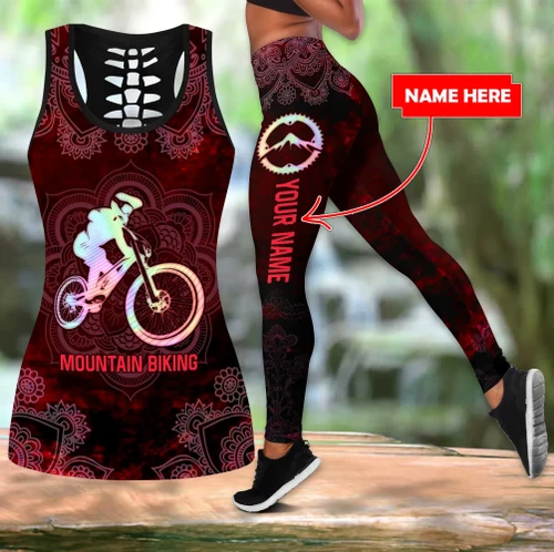 Custom Name XT Mountain Biking Girl  Combo Legging Tanktop TNA22042107