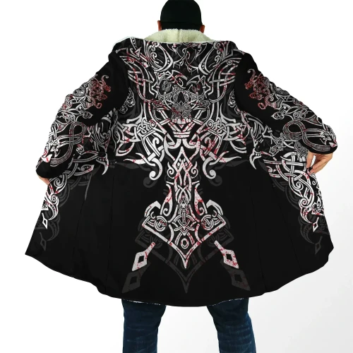Nidhogg Ver 1 Viking Wolf Tattoo Style 3D All Over Printed Cloak By JJ