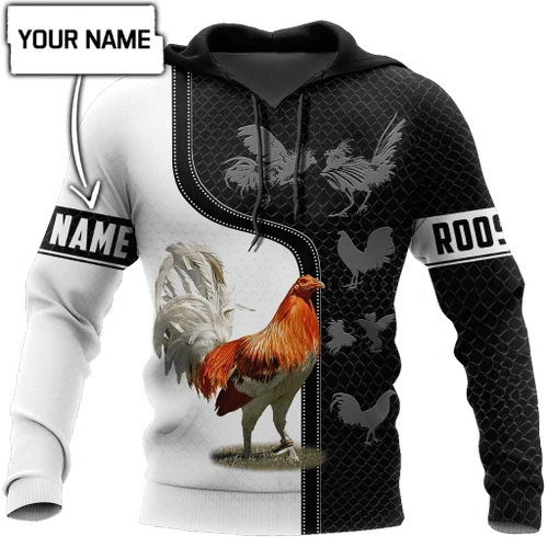 Personalized Rooster 3D Printed Unisex Shirts DD24042105