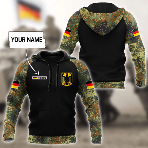 Personalized name German Army Hoodie 3D All Over Printed Unisex Shirts Pi10052104