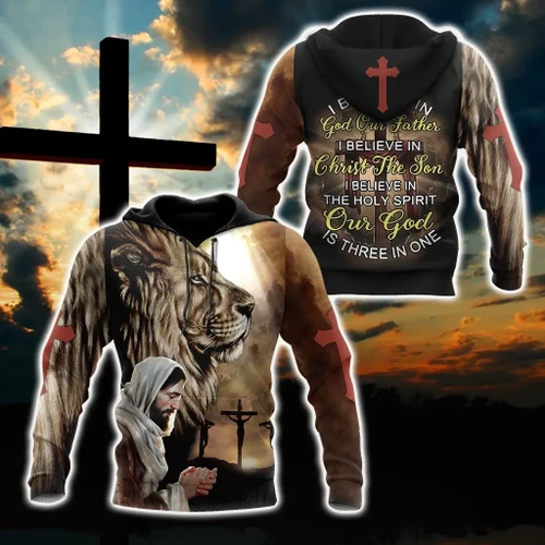 Lion Jesus 3D All Over Printed Shirts
